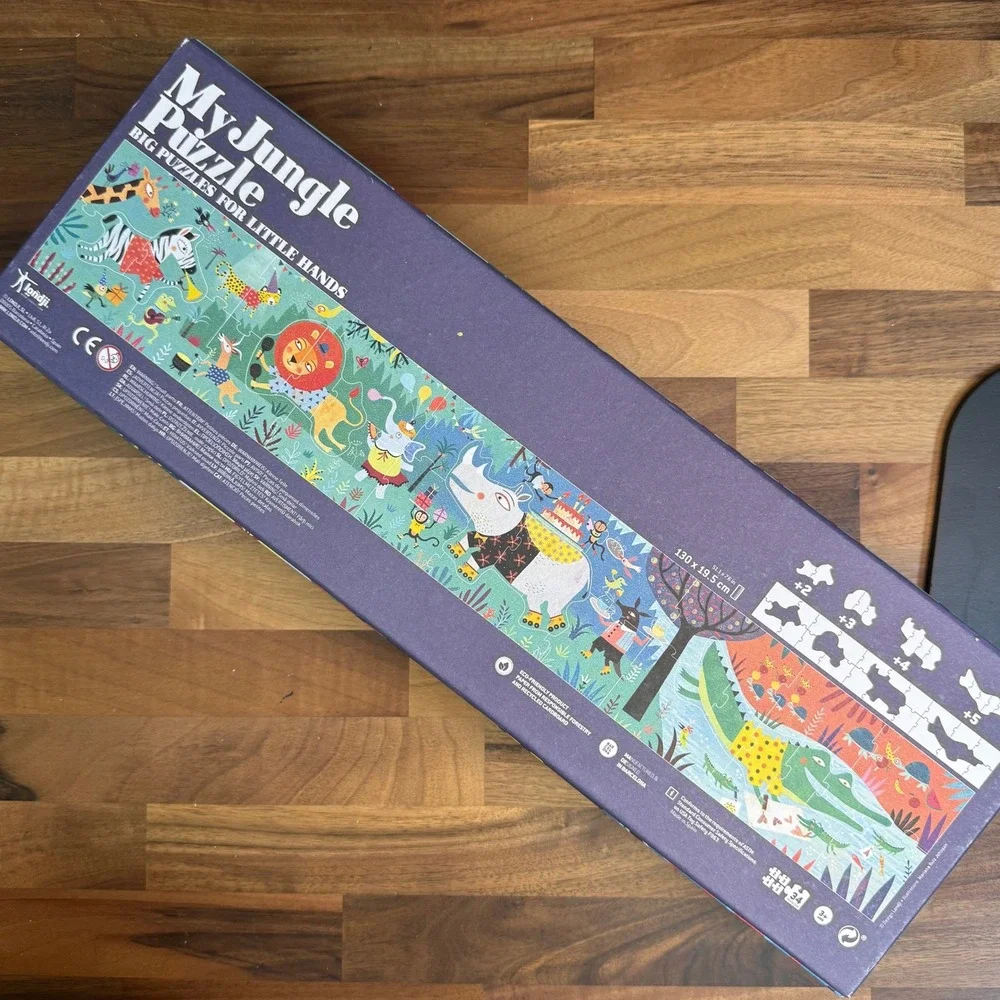 Londji My Jungle Puzzle Big Puzzles for Little Hands 34 Piece Progressive Set 3+
